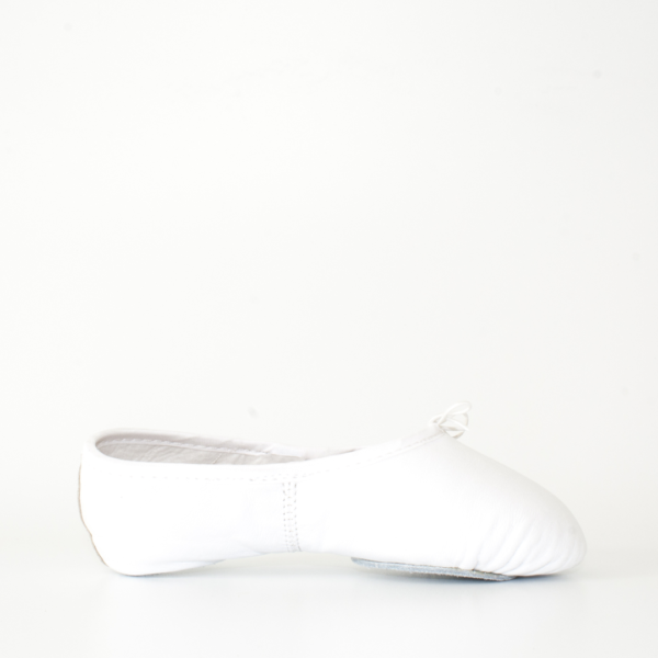 MOD. Ballet split piel blanco - Imagen 2