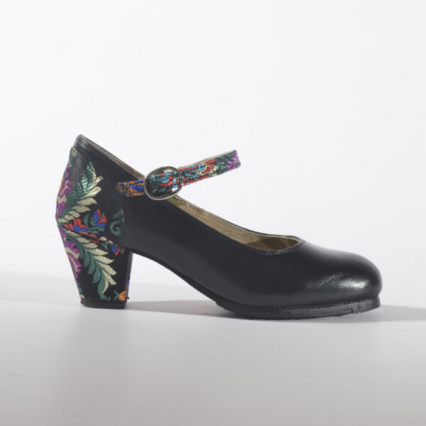 Mod. 650  SATIN MICROBORDADO NEGRO - Imagen 2
